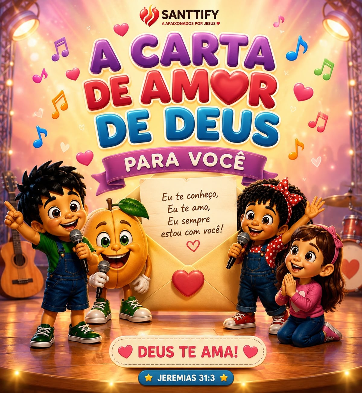 Carta de amor de Deus para voce !