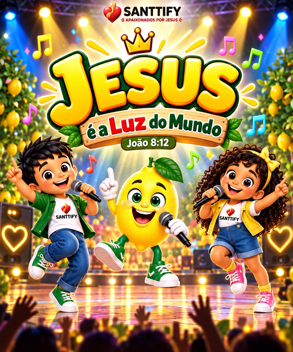 Jesus é a Luz do Mundo 💛